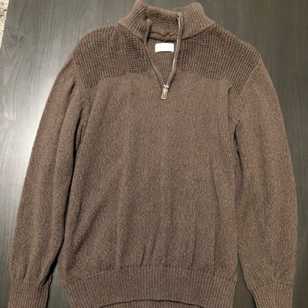Haggar Zip Up Sweater